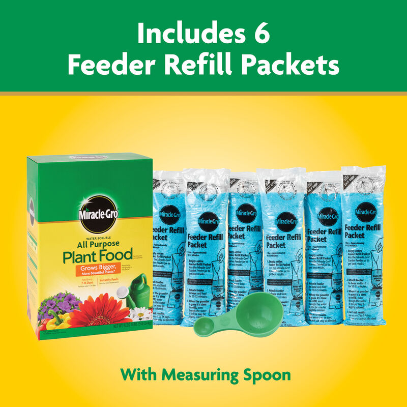 Miracle-Gro&reg; Water Soluble All Purpose Plant Food and Garden Feeder Bundle image number null